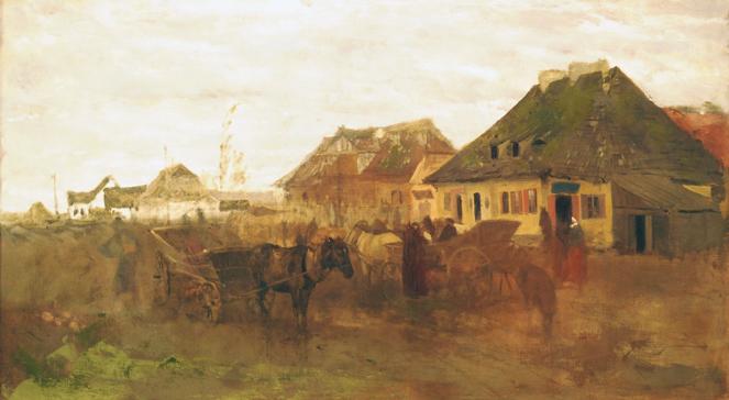 "Zima w małym miasteczku" - odzyskany obraz M. Gierymskiego