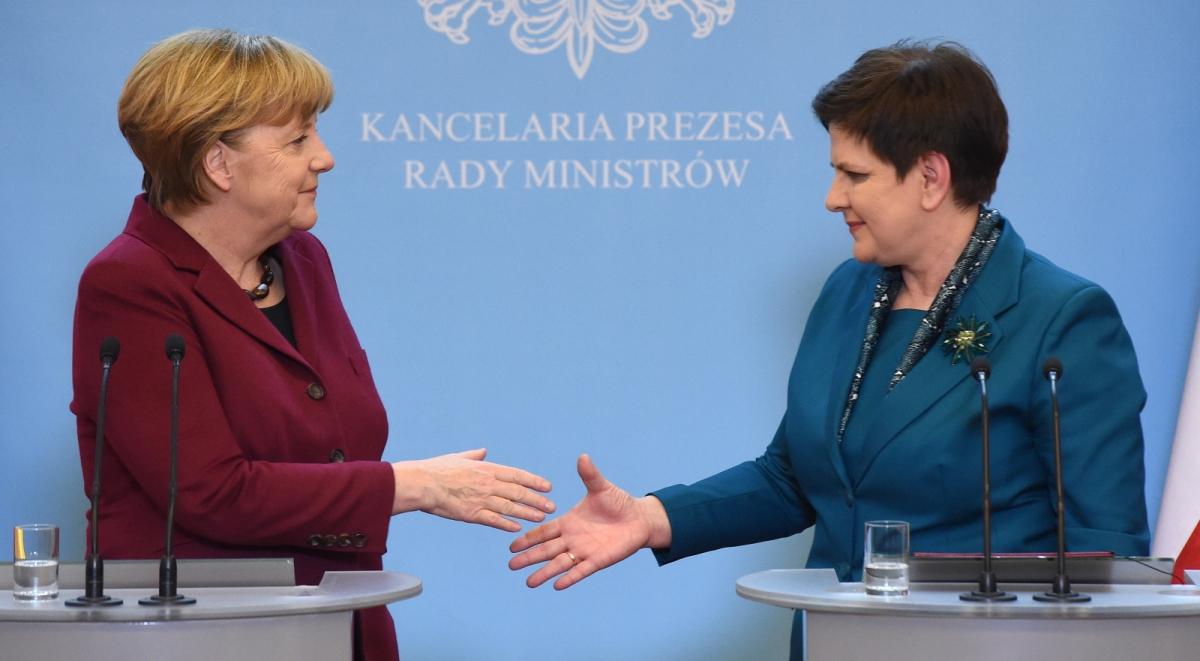 Wizyta kanclerz Niemiec w Warszawie. "Polska nigdy nie zgodzi się na Nord Stream 2" 