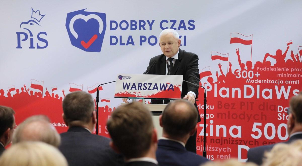 Jarosław Kaczyński: będziemy kontynuować naszą politykę społeczną