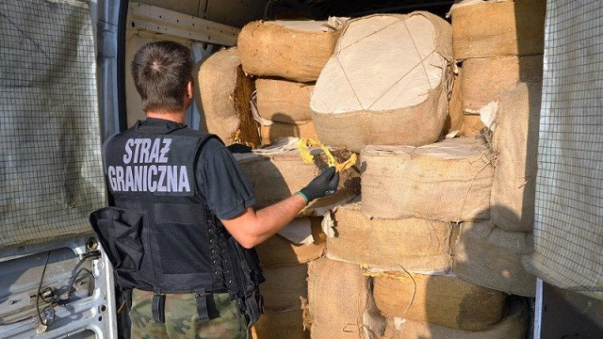 Lubuskie: straż graniczna przejęła tytoń za ponad milion złotych