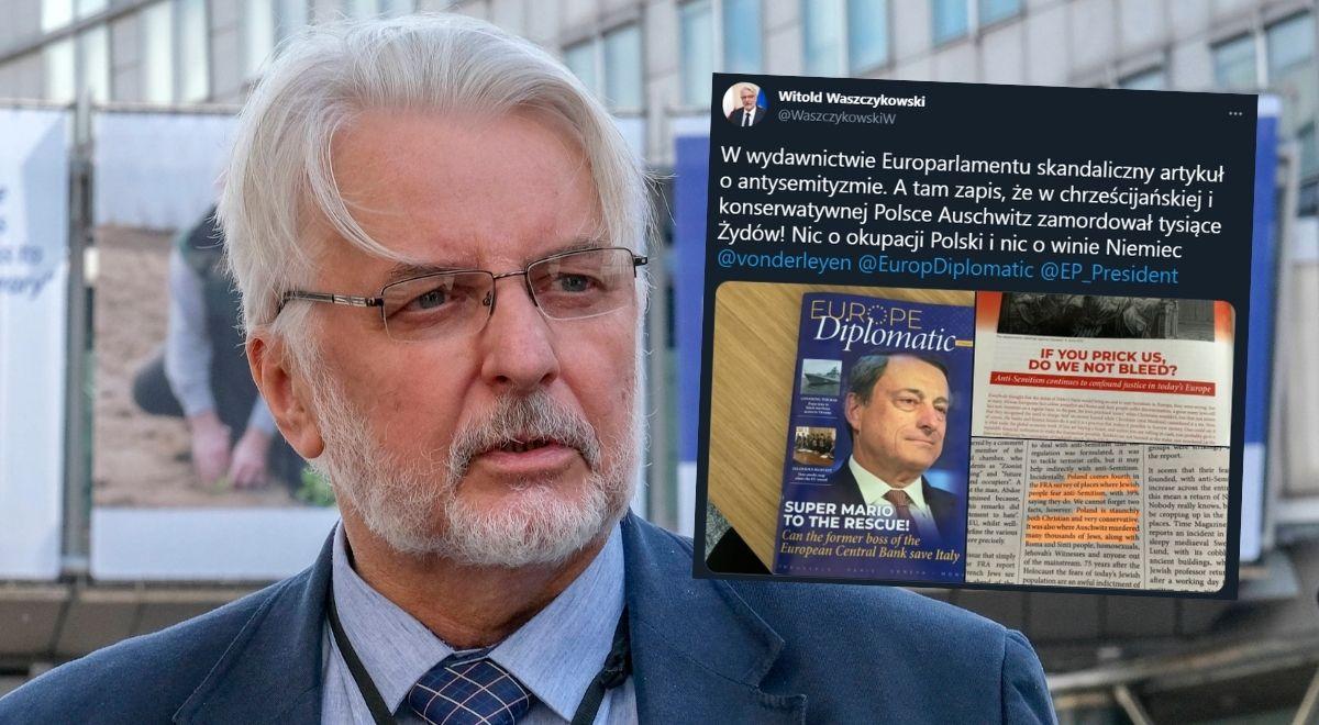 Polska odpowiedzialna za Holokaust? Waszczykowski reaguje na skandaliczny tekst "Europe Diplomatic"