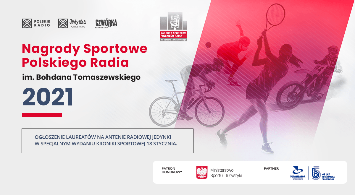 Nagrody Sportowe Polskiego Radia im. Bohdana Tomaszewskiego 2021 -  poznaj nominowanych 