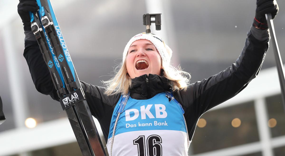 MŚ w biathlonie: Marte Olsbu Roiseland mistrzynią w sprincie. Błędy na strzelnicy przeszkodziły Polkom 