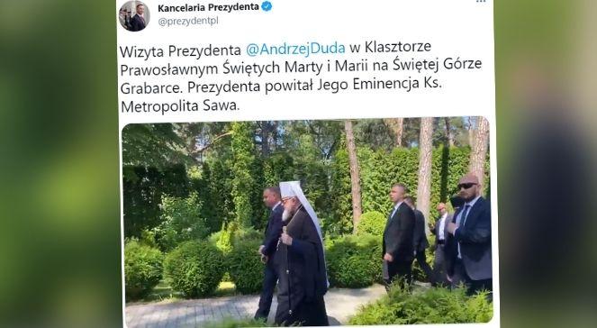 Prezydent na Podlasiu. Odwiedził najważniejsze sanktuarium prawosławne w Polsce