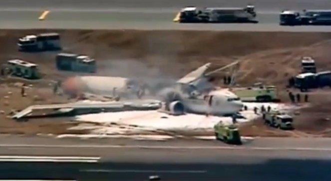 Katastrofa lotnicza w San Francisco. Wybuch i kula ognia