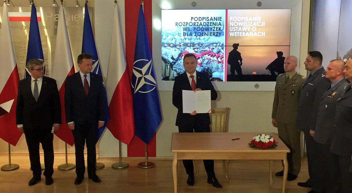 Żołnierze dostaną podwyżki. Prezydent Andrzej Duda podpisał rozporządzenie