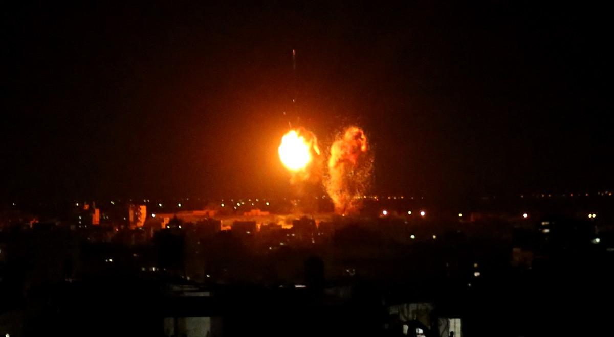 Naloty na cele Hamasu w Strefie Gazy. To odpowiedź Izraela na strzelaninę przy granicy