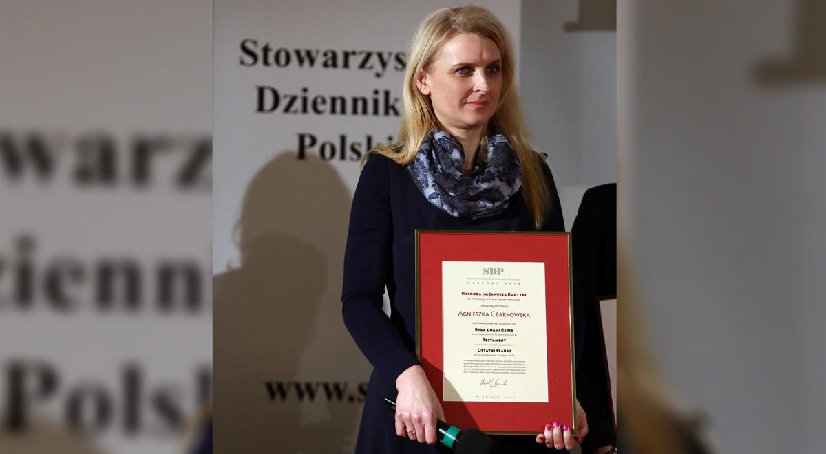 Agnieszka Czarkowska nagrodzona za reportaże o mordach na Żydach w Białymstoku