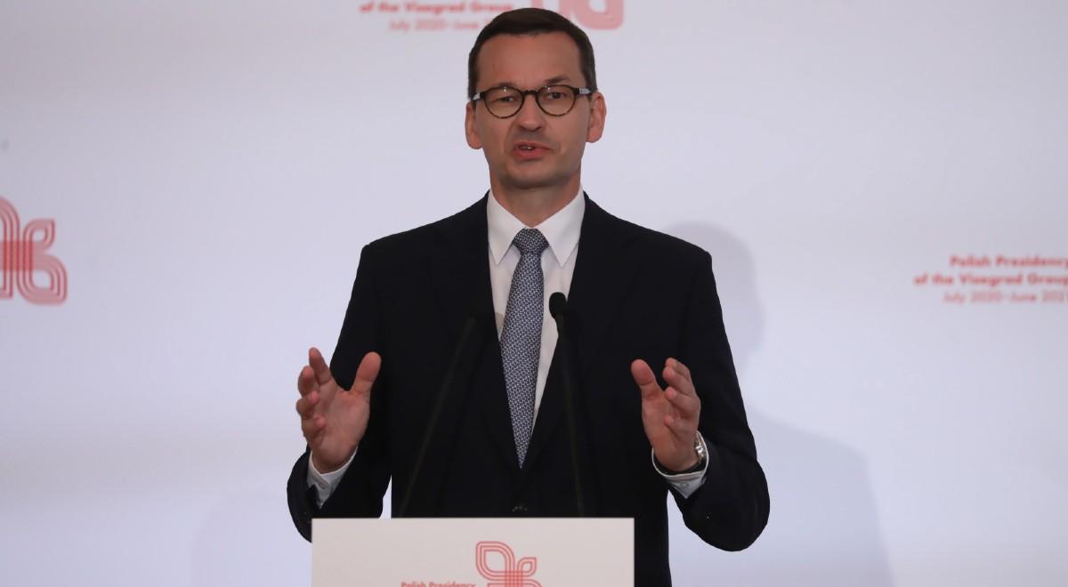 Szczyt V4 w Warszawie. Premier: przy podziale budżetu UE państwa nie mogą być karane za swoje sukcesy