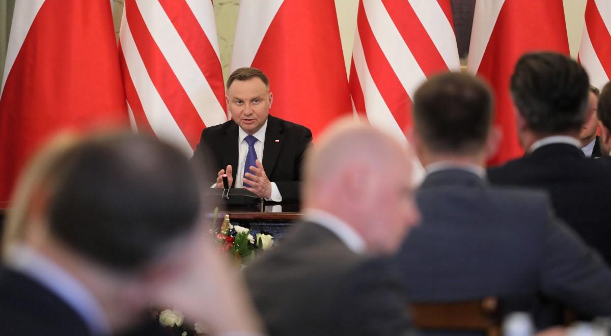 Prezydent: z wielką radością przyjmuję amerykańskie inwestycje w Polsce