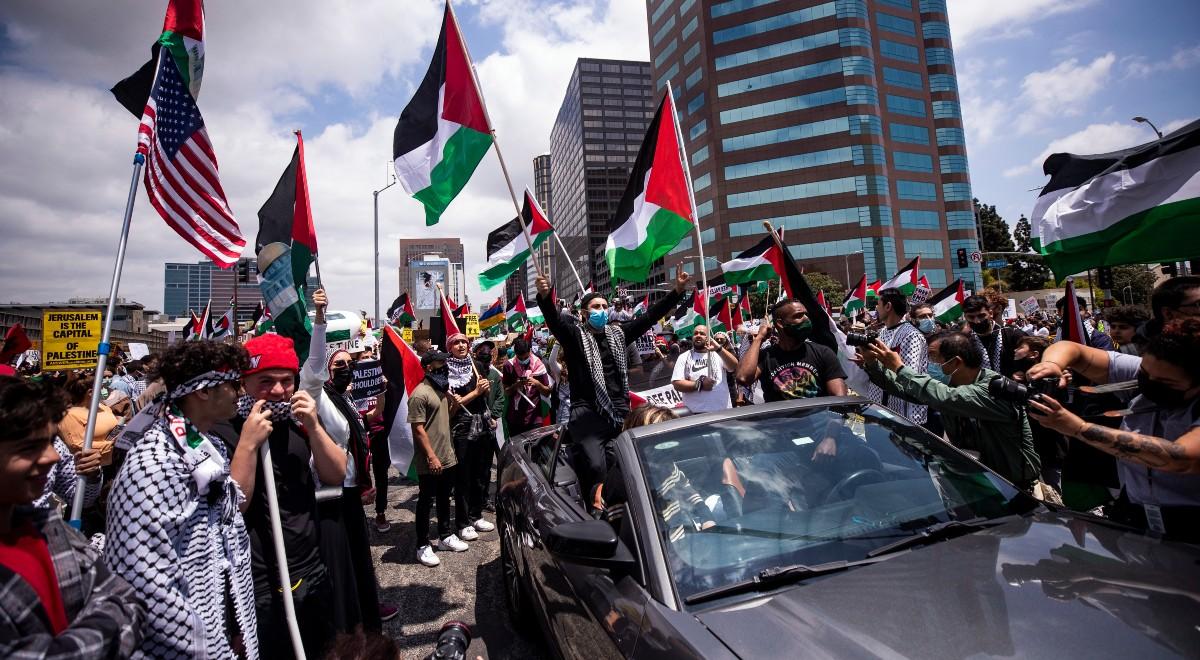 Tysiące ludzi na ulicach amerykańskich miast. W USA protesty wspierające Palestynę