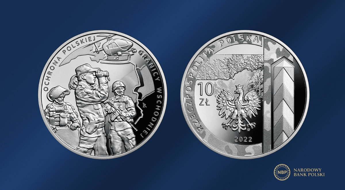 Gratka dla miłośników numizmatyki. Od czwartku będzie można kupić monetę "Ochrona polskiej granicy wschodniej"