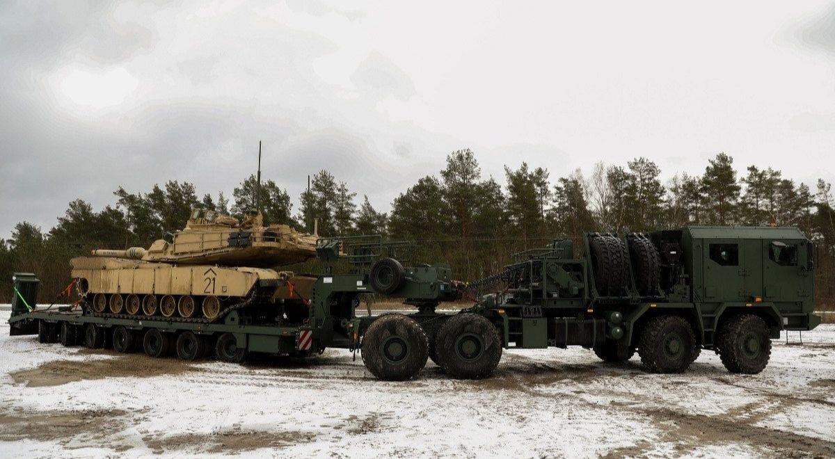 Wojsko Polskie się zbroi. Dotarły pierwsze zestawy do transportu czołgów Abrams