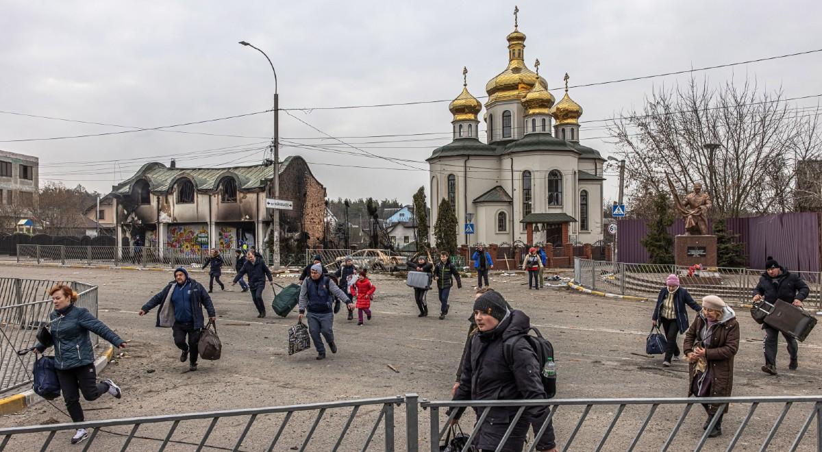 "Panuje kryzys humanitarny". Wciąż pogarsza się sytuacja pod Kijowem