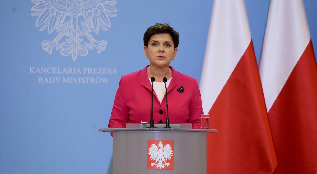 Premier Beata Szydło o zmianach w rządzie