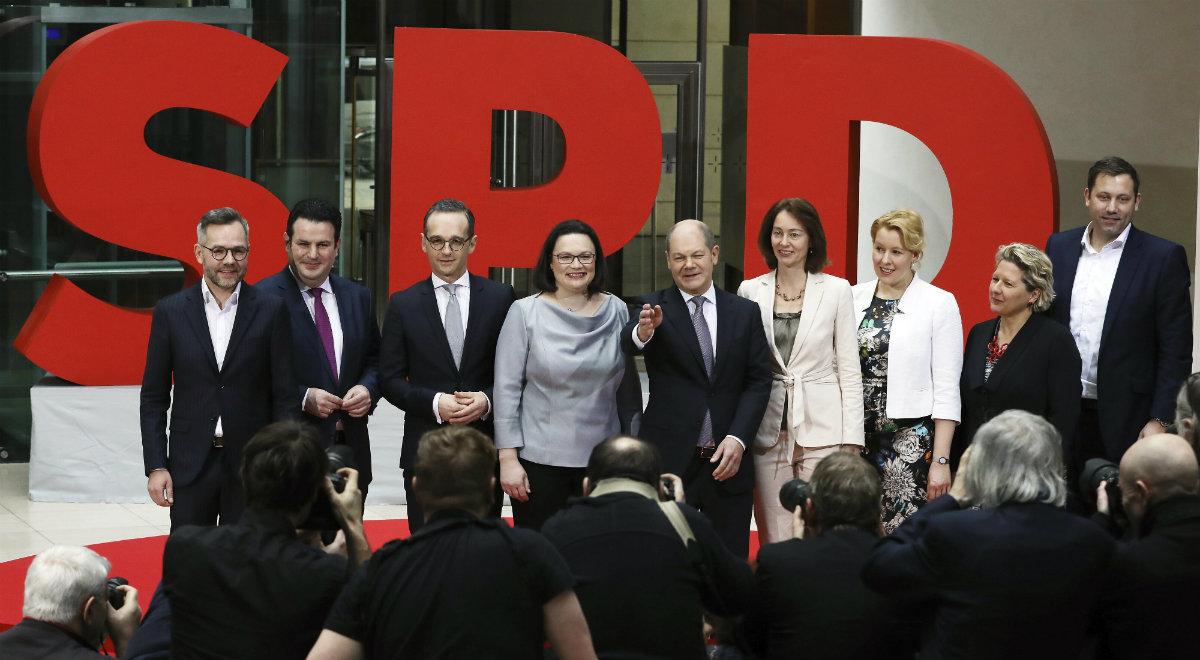 Niemcy: SPD podało listę swoich ministrów