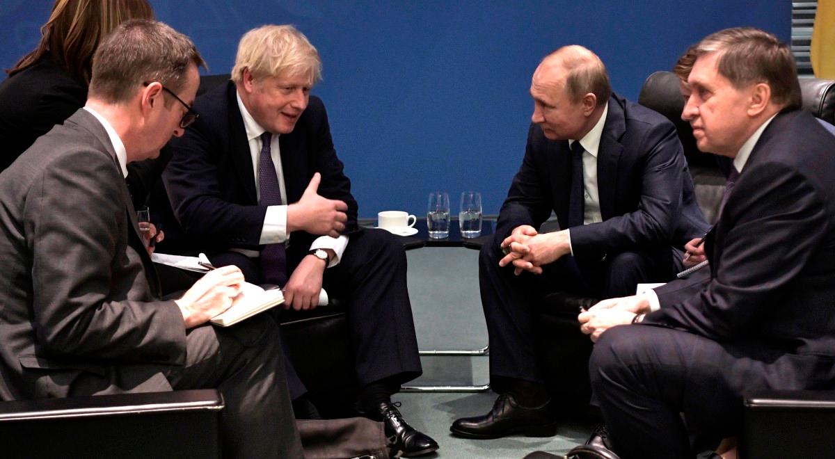 Johnson do Putina: Rosja zagraża Wielkiej Brytanii i jej obywatelom