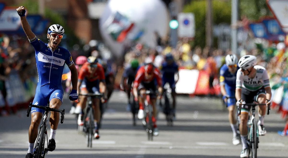 Vuelta a Espana 2019. Philippe Gilbert zwycięzcą 17. etapu, spadek Rafała Majki