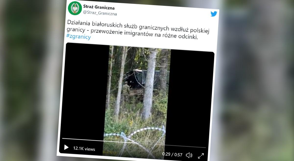SG opublikowała nagranie z działań białoruskich służb na granicy. Mińsk zasłania się "pomocą medyczną"