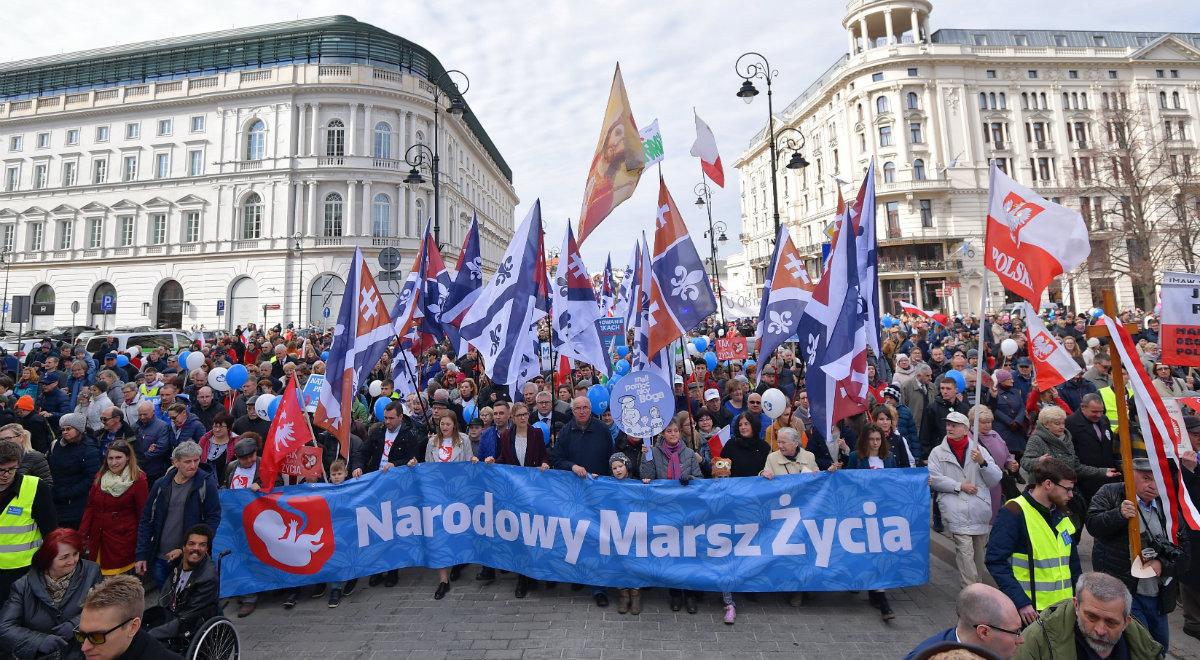 Narodowy Marsz Życia przeszedł ulicami Warszawy