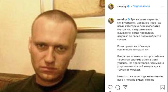 "Obóz koncentracyjny 100 km od Moskwy". Aleksiej Nawalny potwierdza, że jest w kolonii karnej 
