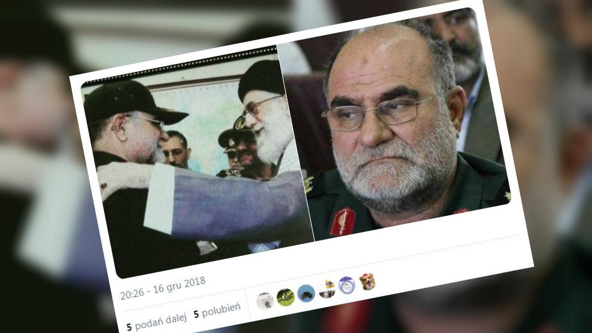 Iran: tajemnicza śmierć generała Gwardii Rewolucyjnej. Sprzeczne raporty o przyczynie zgonu