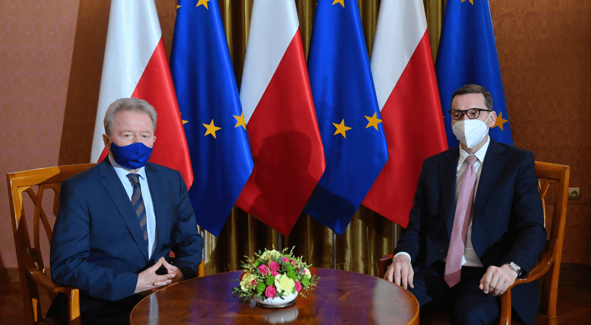 "UE stawia na polskie rolnictwo". Premier Mateusz Morawiecki spotkał się z Januszem Wojciechowskim